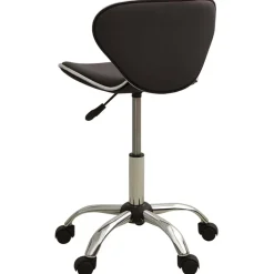 323676 vidaXL Salon Spa Stool Brown Faux Leather