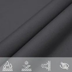 42302 vidaXL Sunshade Sail Oxford Fabric Square 3,6x3,6 m Anthracite