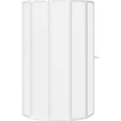 Bad Skærm 140 x 168 cm 7 Foldbare Paneler med håndklædeholder