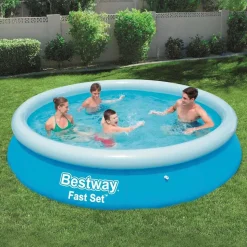 Bestway Fast Set oppusteligt badebassin 366x76 cm rundt 57273