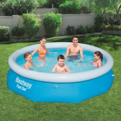 Bestway Fast Set oppusteligt badebassin 305x76 cm rundt 57266