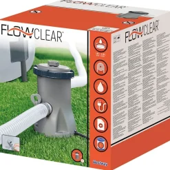 Bestway Flowclear filterpumpe til swimmingpool 330 gallon