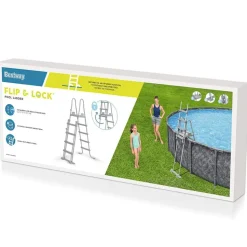 Bestway Flowclear poolstige med 4 trin 132 cm