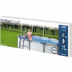 Bestway Flowclear poolstige med 4 trin 132 cm