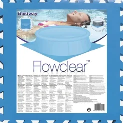 Bestway gulvbeskyttere til swimmingpool 8 stk. blå 58220