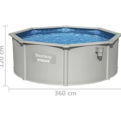 Bestway Hydrium fritstående pool 360x120 cm rund