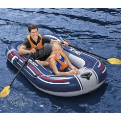 Bestway Hydro-Force gummibåd med pumpe og padler blå