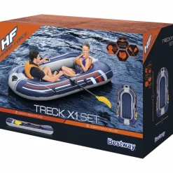 Bestway Hydro-Force gummibåd med pumpe og padler blå