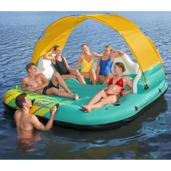 Bestway oppustelig bademadras Sunny Lounge 5 personer 291x265x83 cm