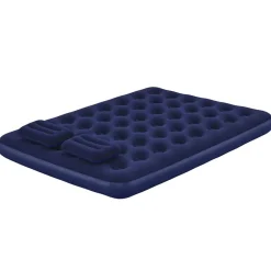 Bestway oppustelig luftmadras med pude og pumpe 203x152x22 cm 67374