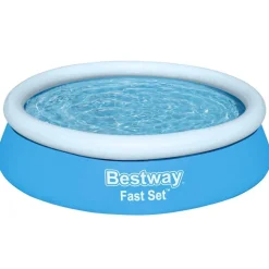 Bestway oppustelig pool Fast Set 183x51 cm rund blå