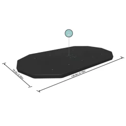 Bestway poolovertræk Flowclear 418x230 cm