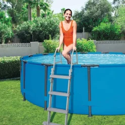 Bestway poolstige med 4 trin Flowclear 122 cm 58331