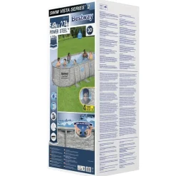 Bestway Power Steel Swim Vista Series swimmingpoolsæt 549x274x122 cm