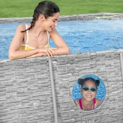 Bestway Power Steel swimmingpoolsæt 427x250x100 cm