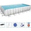 Bestway Power Steel swimmingpoolsæt 732x366x132 cm rektangulær