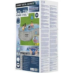 Bestway Power Steel swimmingpoolsæt 427x250x100 cm