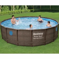 Bestway Power Steel swimmingpoolsæt 488x122 cm