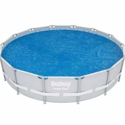 Bestway solopvarmet poolovertræk Flowclear 427 cm
