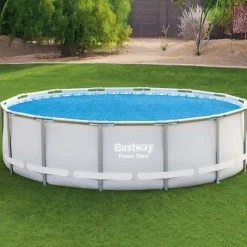 Bestway solopvarmet poolovertræk Flowclear 427 cm