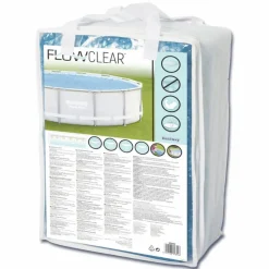 Bestway solopvarmet poolovertræk Flowclear 427 cm
