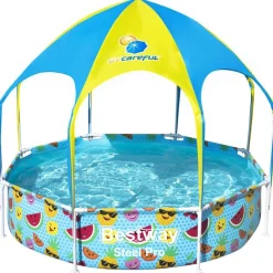 Bestway Steel Pro fritstående børnebassin 244x51 cm UV-beskyttet