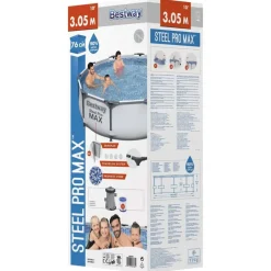 Bestway Steel Pro MAX swimmingpoolsæt 305x76 cm