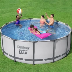 Bestway Steel Pro MAX swimmingpoolsæt 396x122 cm rundt