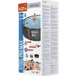 Bestway Steel Pro MAX swimmingpoolsæt rund 427x107 cm