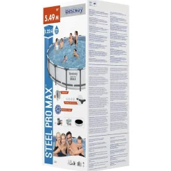 Bestway Steel Pro MAX swimmingpoolsæt 549x122 cm