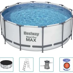 Bestway Steel Pro MAX swimmingpoolsæt rund 366x122 cm