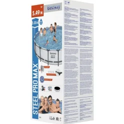 Bestway Steel Pro MAX swimmingpoolsæt 549x122 cm