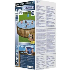 Bestway swimmingpoolsæt Power Steel 488x122 cm