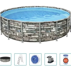Bestway swimmingpoolsæt Power Steel 488x122 cm