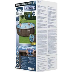 Bestway swimmingpoolsæt Power Steel 488x122 cm