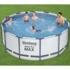 Bestway swimmingpoolsæt Steel Pro MAX rund 366x122 cm