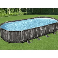 Bestway swimmingpoolsæt 7,32x3,66x1,22 m oval