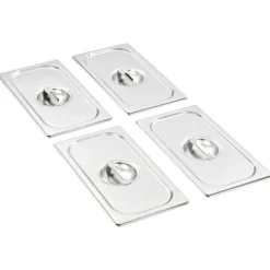 Bradepandelåg til GN 1/3 rustfrit stål 4 stk.