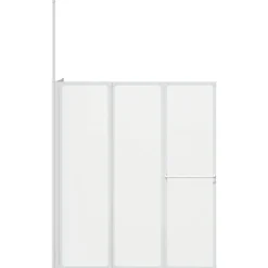 Brusevæg 70x120x137 cm L-formet 4 paneler foldbar