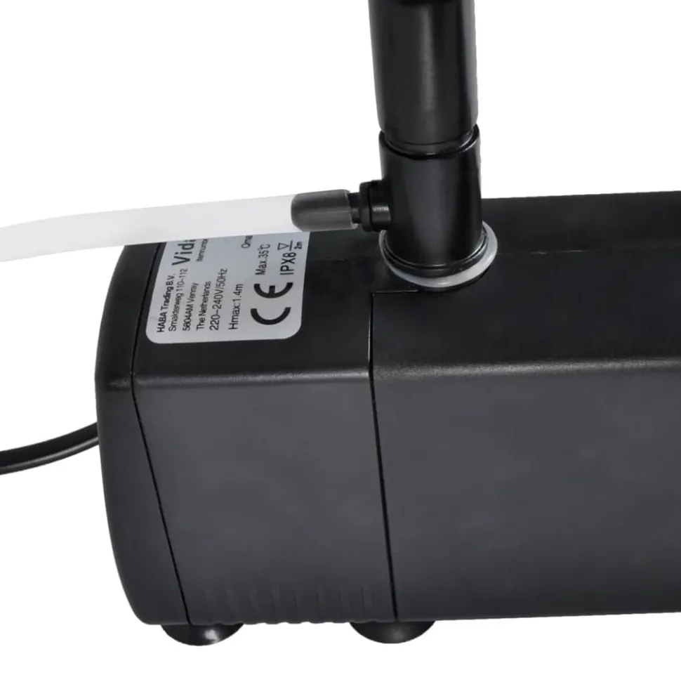 Filterpumpe til akvarium aktivt kul 800 l/t