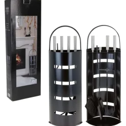 Home&Styling pejseredskabssæt metal sort