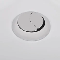 Hvidt keramisk toilet & bidet sæt