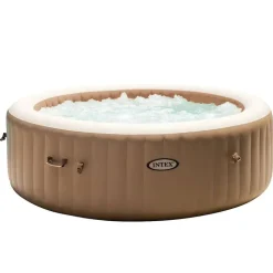 Intex boblebad med massagefunktion PureSpa 216x71 cm 6 pers. rund