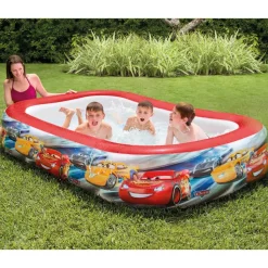 Intex Cars badebassin 262x175x56 cm flerfarvet