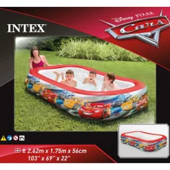 Intex Cars Swim Center badebassin 262x175x56 cm flerfarvet