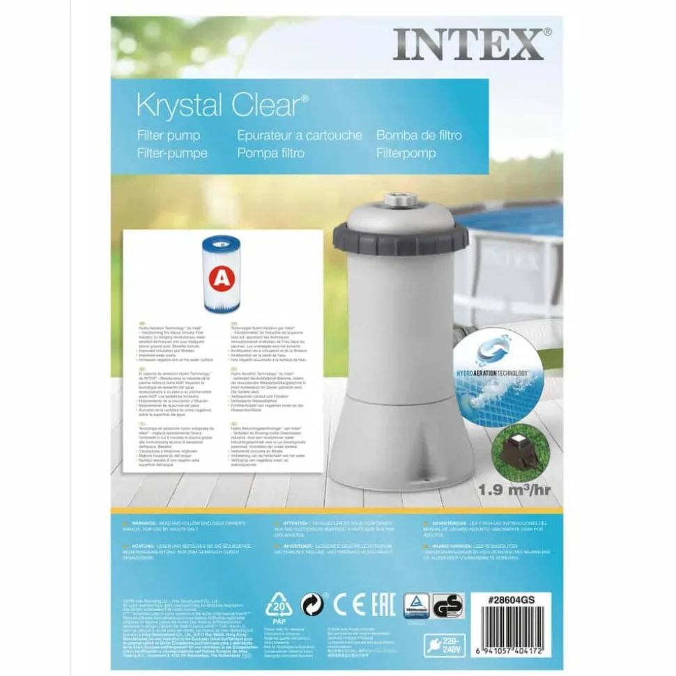 Intex filterpumpekassette 2271 l/t 28604GS
