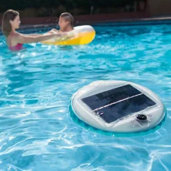 Intex flydende LED-poollampe soldrevet