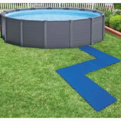 Intex gulvbeskyttere til swimmingpool 8 stk. 50 x 50 cm blå