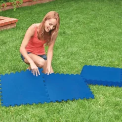 Intex gulvbeskyttere til swimmingpool 8 stk. 50 x 50 cm blå