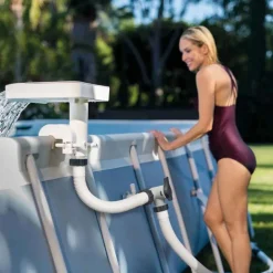 Intex LED-vandfald til pool flerfarvet 28090